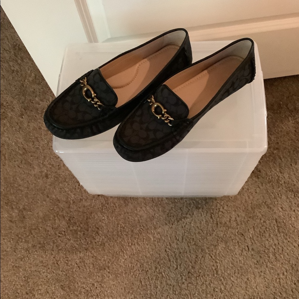Black Coach Loafers